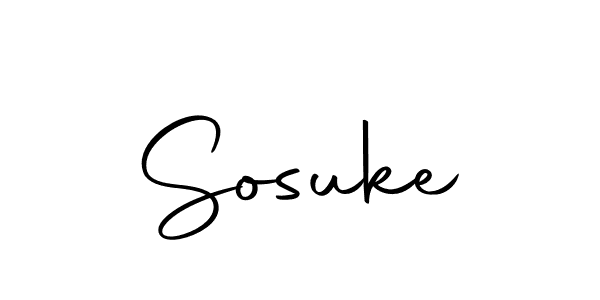 How to make Sosuke signature? Autography-DOLnW is a professional autograph style. Create handwritten signature for Sosuke name. Sosuke signature style 10 images and pictures png