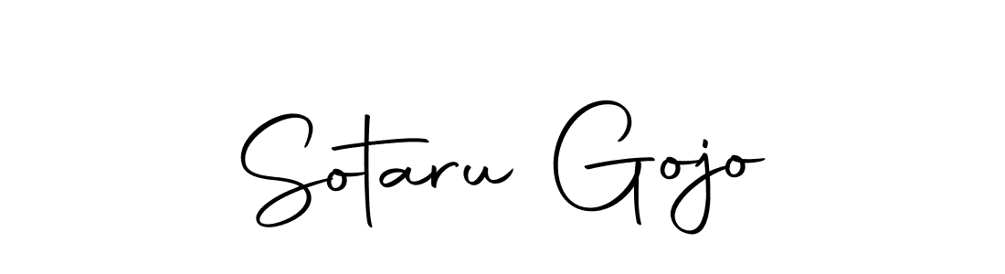 Design your own signature with our free online signature maker. With this signature software, you can create a handwritten (Autography-DOLnW) signature for name Sotaru Gojo. Sotaru Gojo signature style 10 images and pictures png