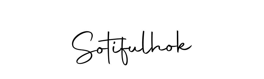Use a signature maker to create a handwritten signature online. With this signature software, you can design (Autography-DOLnW) your own signature for name Sotifulhok. Sotifulhok signature style 10 images and pictures png