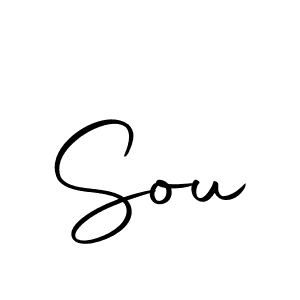 Create a beautiful signature design for name Sou. With this signature (Autography-DOLnW) fonts, you can make a handwritten signature for free. Sou signature style 10 images and pictures png