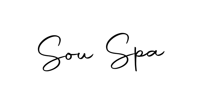 Design your own signature with our free online signature maker. With this signature software, you can create a handwritten (Autography-DOLnW) signature for name Sou Spa. Sou Spa signature style 10 images and pictures png