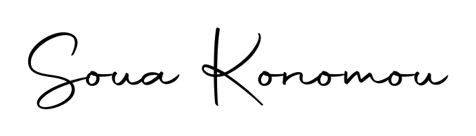 A timeless handwritten aesthetic for Soua Konomou. The Autography-DOLnW font gives your signature a handcrafted feel with natural curves. Soua Konomou signature style 10 images and pictures png