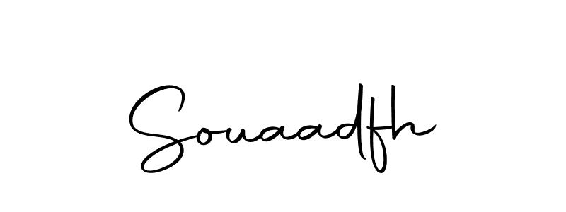 You can use this online signature creator to create a handwritten signature for the name Souaadfh. This is the best online autograph maker. Souaadfh signature style 10 images and pictures png