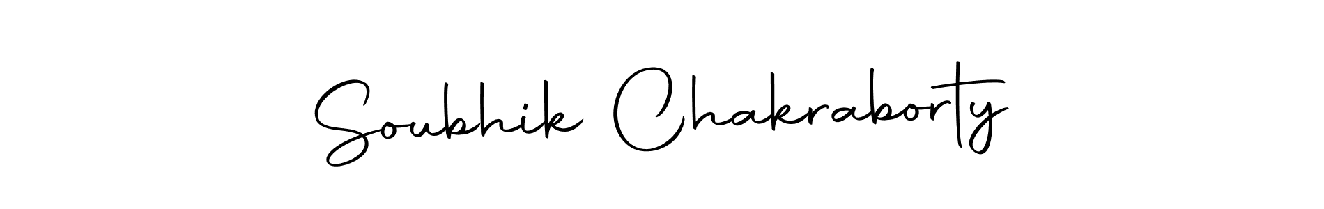 How to make Soubhik Chakraborty signature? Autography-DOLnW is a professional autograph style. Create handwritten signature for Soubhik Chakraborty name. Soubhik Chakraborty signature style 10 images and pictures png