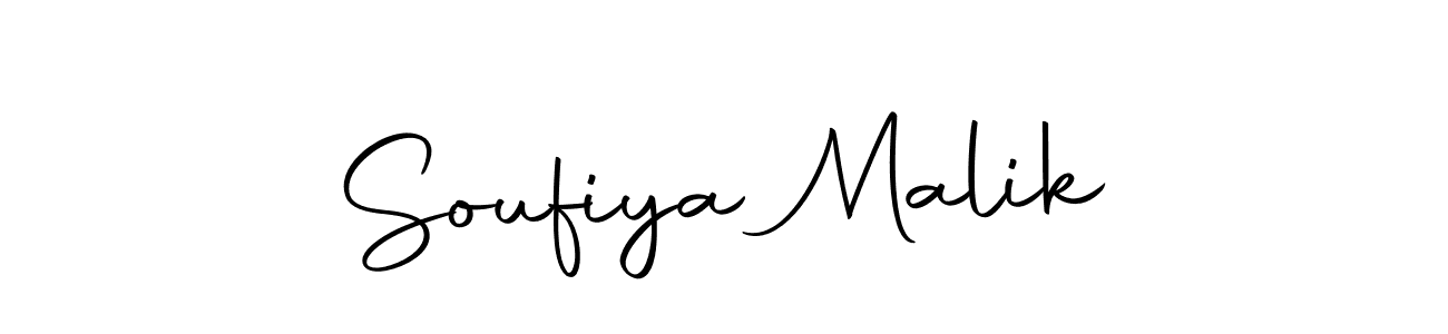 Design your own signature with our free online signature maker. With this signature software, you can create a handwritten (Autography-DOLnW) signature for name Soufiya Malik. Soufiya Malik signature style 10 images and pictures png