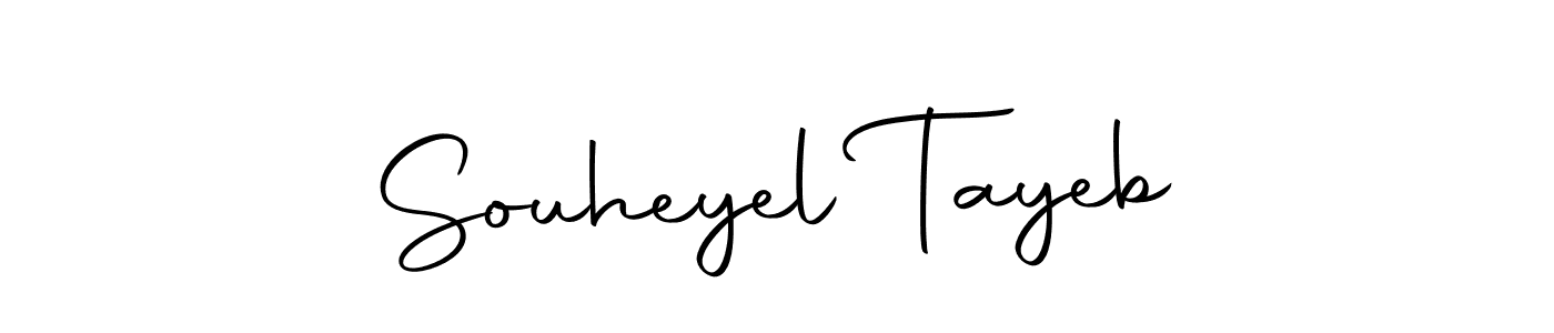 Use a signature maker to create a handwritten signature online. With this signature software, you can design (Autography-DOLnW) your own signature for name Souheyel Tayeb. Souheyel Tayeb signature style 10 images and pictures png