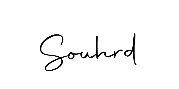 You should practise on your own different ways (Autography-DOLnW) to write your name (Souhrd) in signature. don't let someone else do it for you. Souhrd signature style 10 images and pictures png