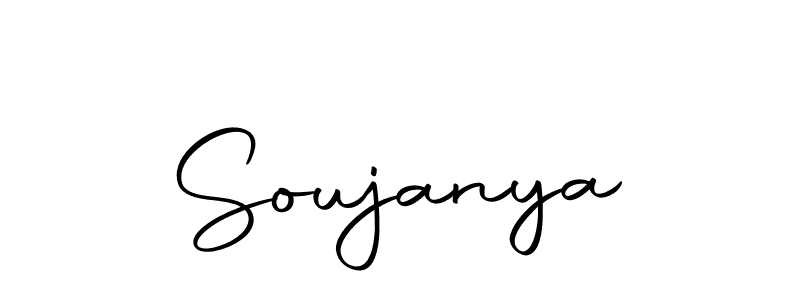 How to make Soujanya signature? Autography-DOLnW is a professional autograph style. Create handwritten signature for Soujanya name. Soujanya signature style 10 images and pictures png