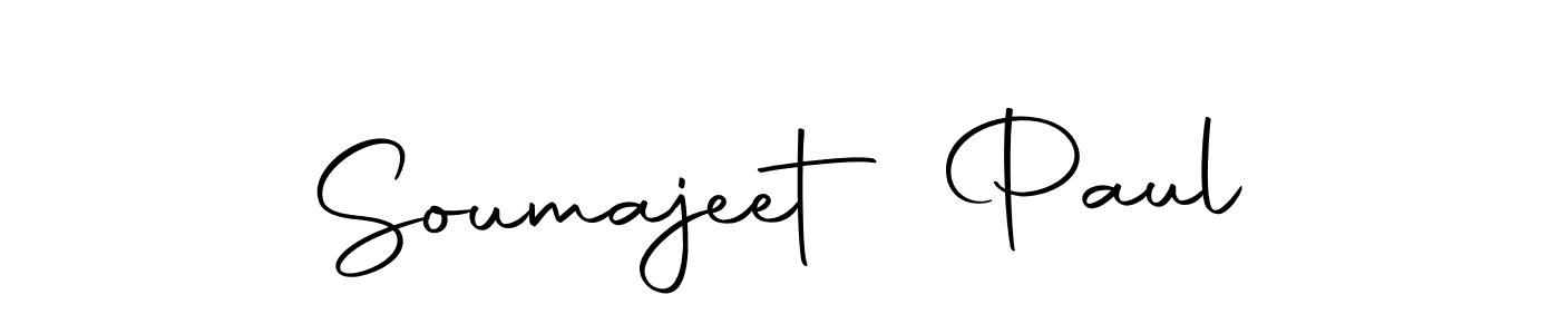 How to make Soumajeet Paul name signature. Use Autography-DOLnW style for creating short signs online. This is the latest handwritten sign. Soumajeet Paul signature style 10 images and pictures png