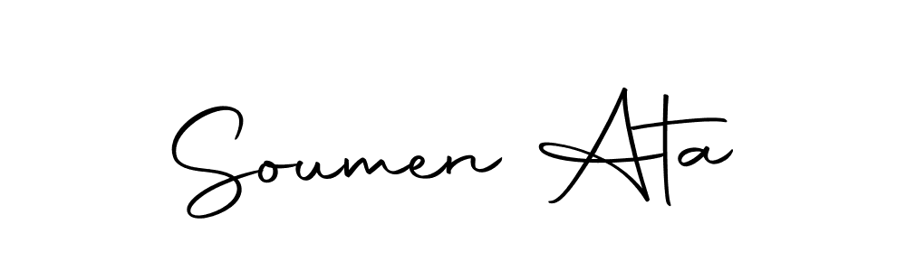 Similarly Autography-DOLnW is the best handwritten signature design. Signature creator online .You can use it as an online autograph creator for name Soumen Ata. Soumen Ata signature style 10 images and pictures png