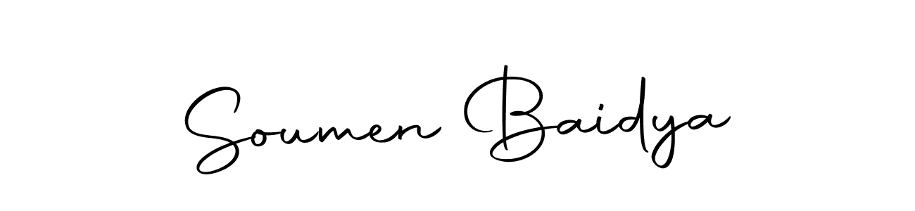 Make a beautiful signature design for name Soumen Baidya. Use this online signature maker to create a handwritten signature for free. Soumen Baidya signature style 10 images and pictures png