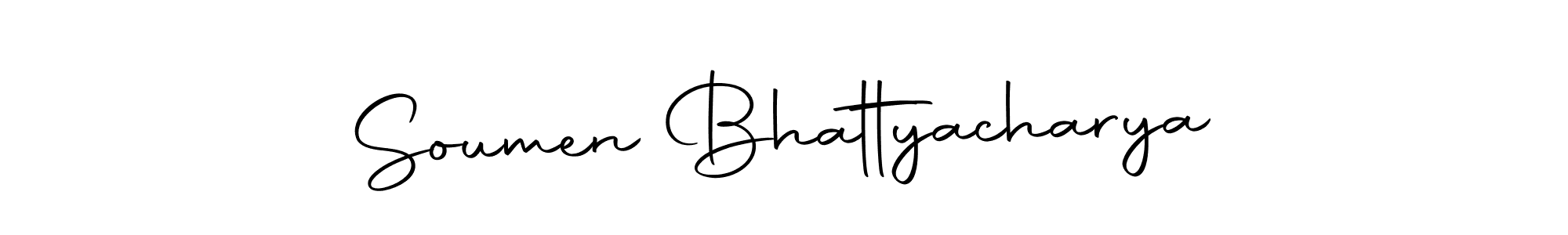Soumen Bhattyacharya stylish signature style. Best Handwritten Sign (Autography-DOLnW) for my name. Handwritten Signature Collection Ideas for my name Soumen Bhattyacharya. Soumen Bhattyacharya signature style 10 images and pictures png