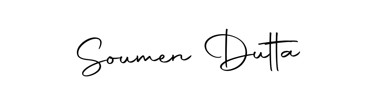 How to make Soumen Dutta signature? Autography-DOLnW is a professional autograph style. Create handwritten signature for Soumen Dutta name. Soumen Dutta signature style 10 images and pictures png