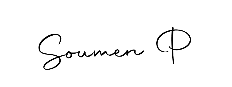 This is the best signature style for the Soumen P name. Also you like these signature font (Autography-DOLnW). Mix name signature. Soumen P signature style 10 images and pictures png