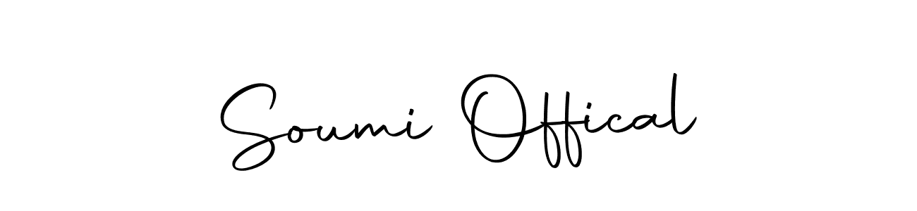 Make a beautiful signature design for name Soumi Offical. With this signature (Autography-DOLnW) style, you can create a handwritten signature for free. Soumi Offical signature style 10 images and pictures png
