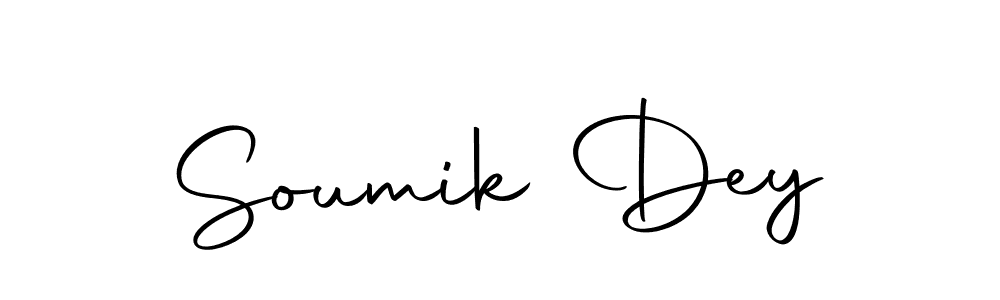 How to make Soumik Dey signature? Autography-DOLnW is a professional autograph style. Create handwritten signature for Soumik Dey name. Soumik Dey signature style 10 images and pictures png