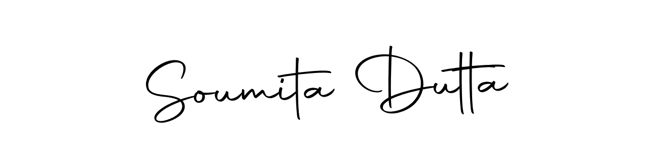 How to make Soumita Dutta signature? Autography-DOLnW is a professional autograph style. Create handwritten signature for Soumita Dutta name. Soumita Dutta signature style 10 images and pictures png