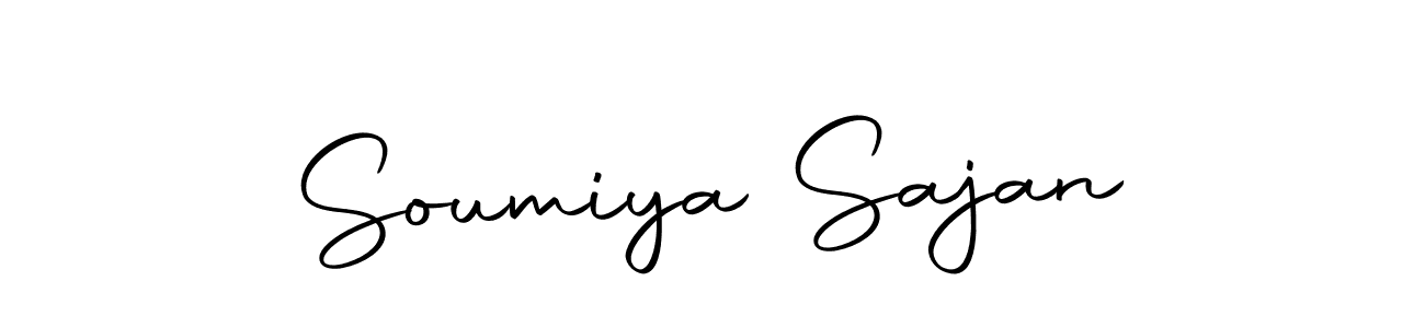 if you are searching for the best signature style for your name Soumiya Sajan. so please give up your signature search. here we have designed multiple signature styles  using Autography-DOLnW. Soumiya Sajan signature style 10 images and pictures png