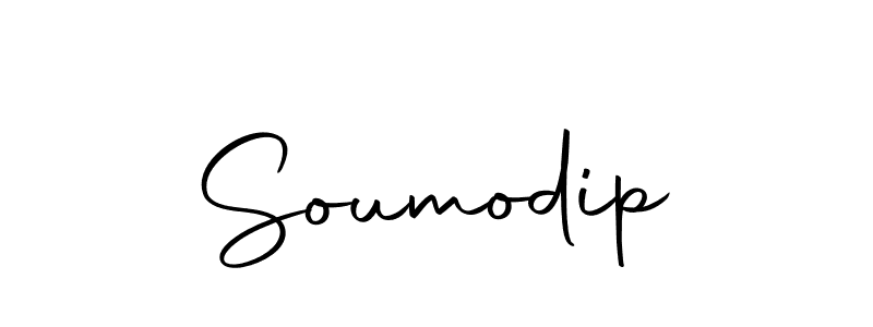 Design your own signature with our free online signature maker. With this signature software, you can create a handwritten (Autography-DOLnW) signature for name Soumodip. Soumodip signature style 10 images and pictures png