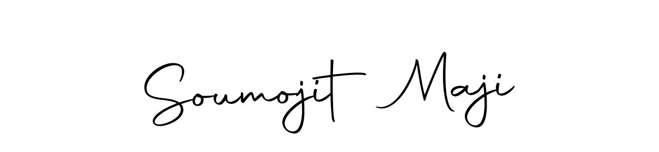 How to make Soumojit Maji name signature. Use Autography-DOLnW style for creating short signs online. This is the latest handwritten sign. Soumojit Maji signature style 10 images and pictures png