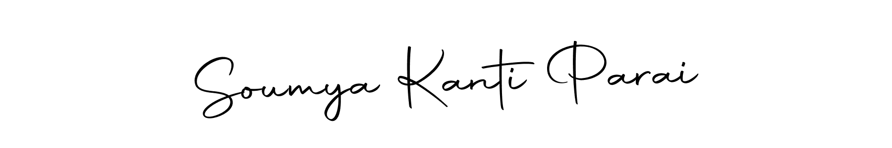 Design your own signature with our free online signature maker. With this signature software, you can create a handwritten (Autography-DOLnW) signature for name Soumya Kanti Parai. Soumya Kanti Parai signature style 10 images and pictures png