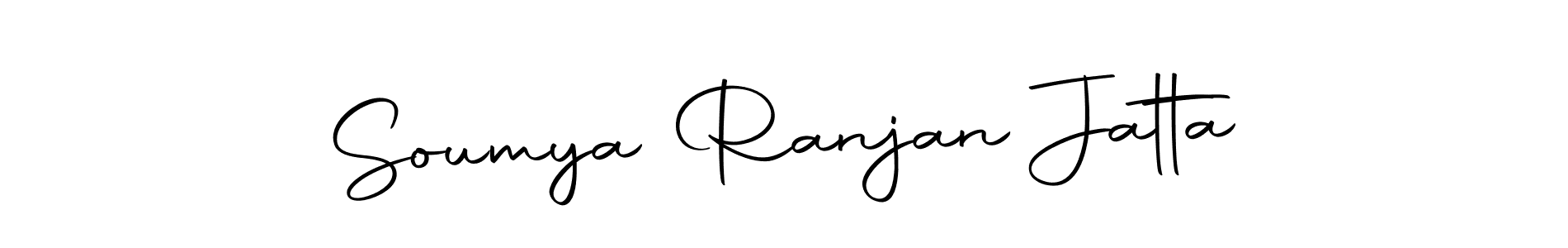 Create a beautiful signature design for name Soumya Ranjan Jatta. With this signature (Autography-DOLnW) fonts, you can make a handwritten signature for free. Soumya Ranjan Jatta signature style 10 images and pictures png