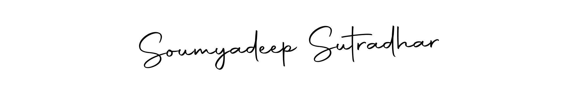Use a signature maker to create a handwritten signature online. With this signature software, you can design (Autography-DOLnW) your own signature for name Soumyadeep Sutradhar. Soumyadeep Sutradhar signature style 10 images and pictures png