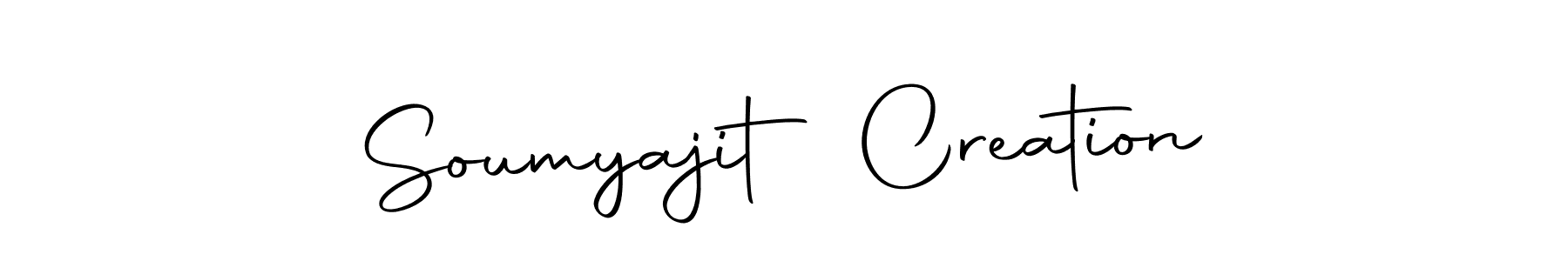 Use a signature maker to create a handwritten signature online. With this signature software, you can design (Autography-DOLnW) your own signature for name Soumyajit Creation. Soumyajit Creation signature style 10 images and pictures png
