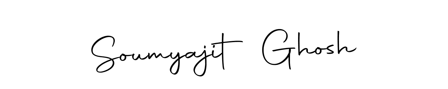 How to make Soumyajit Ghosh name signature. Use Autography-DOLnW style for creating short signs online. This is the latest handwritten sign. Soumyajit Ghosh signature style 10 images and pictures png