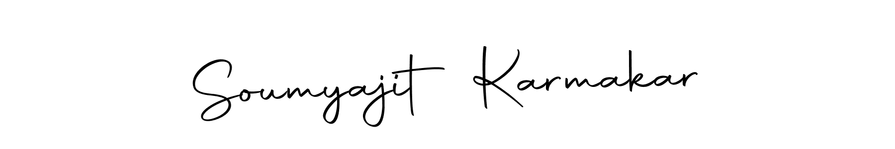 Make a beautiful signature design for name Soumyajit Karmakar. With this signature (Autography-DOLnW) style, you can create a handwritten signature for free. Soumyajit Karmakar signature style 10 images and pictures png
