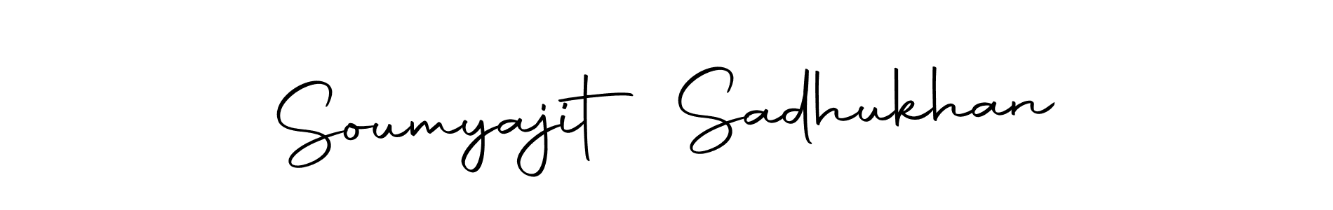 The best way (Autography-DOLnW) to make a short signature is to pick only two or three words in your name. The name Soumyajit Sadhukhan include a total of six letters. For converting this name. Soumyajit Sadhukhan signature style 10 images and pictures png