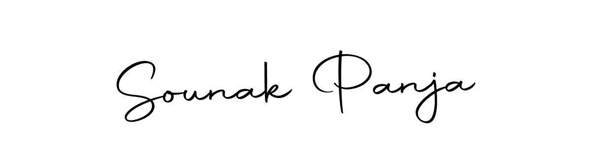 Make a beautiful signature design for name Sounak Panja. Use this online signature maker to create a handwritten signature for free. Sounak Panja signature style 10 images and pictures png