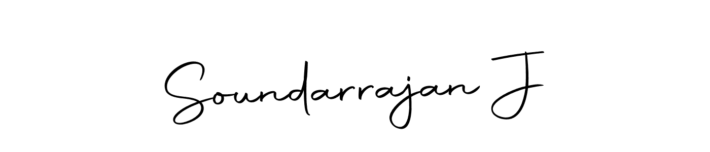 Soundarrajan J stylish signature style. Best Handwritten Sign (Autography-DOLnW) for my name. Handwritten Signature Collection Ideas for my name Soundarrajan J. Soundarrajan J signature style 10 images and pictures png