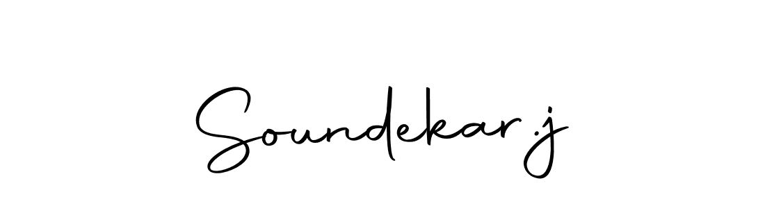 You should practise on your own different ways (Autography-DOLnW) to write your name (Soundekar.j) in signature. don't let someone else do it for you. Soundekar.j signature style 10 images and pictures png