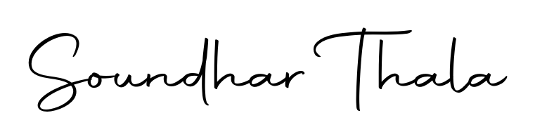 Get an exclusive digital autograph for Soundhar Thala. The Autography-DOLnW typeface captures the charm of real penmanship on paper. Soundhar Thala signature style 10 images and pictures png