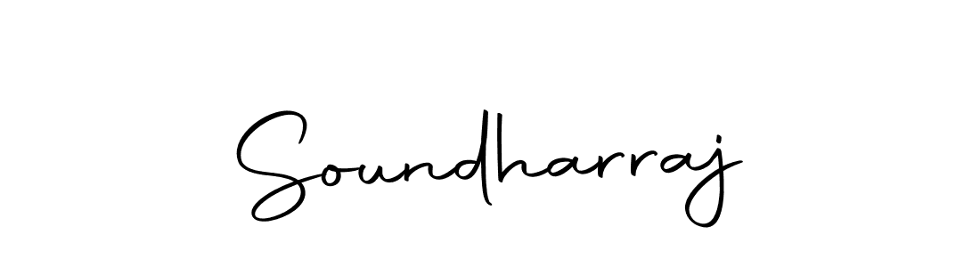 How to make Soundharraj name signature. Use Autography-DOLnW style for creating short signs online. This is the latest handwritten sign. Soundharraj signature style 10 images and pictures png