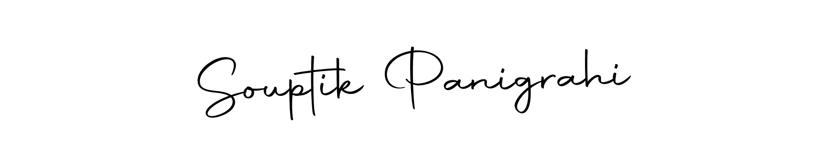 Create a beautiful signature design for name Souptik Panigrahi. With this signature (Autography-DOLnW) fonts, you can make a handwritten signature for free. Souptik Panigrahi signature style 10 images and pictures png