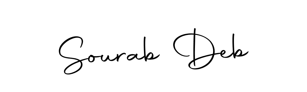 Make a beautiful signature design for name Sourab Deb. With this signature (Autography-DOLnW) style, you can create a handwritten signature for free. Sourab Deb signature style 10 images and pictures png