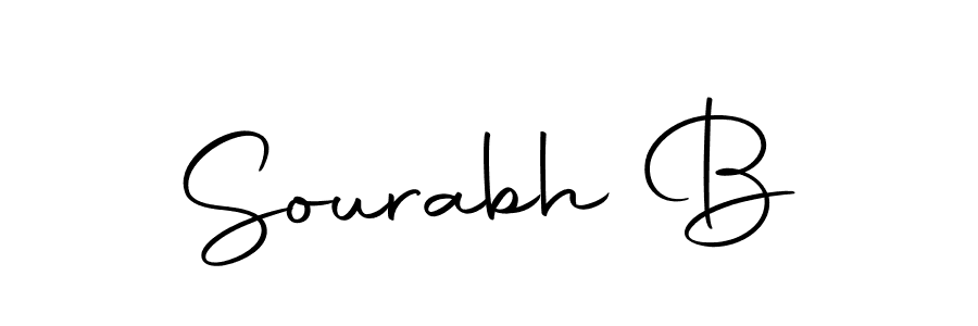 It looks lik you need a new signature style for name Sourabh B. Design unique handwritten (Autography-DOLnW) signature with our free signature maker in just a few clicks. Sourabh B signature style 10 images and pictures png