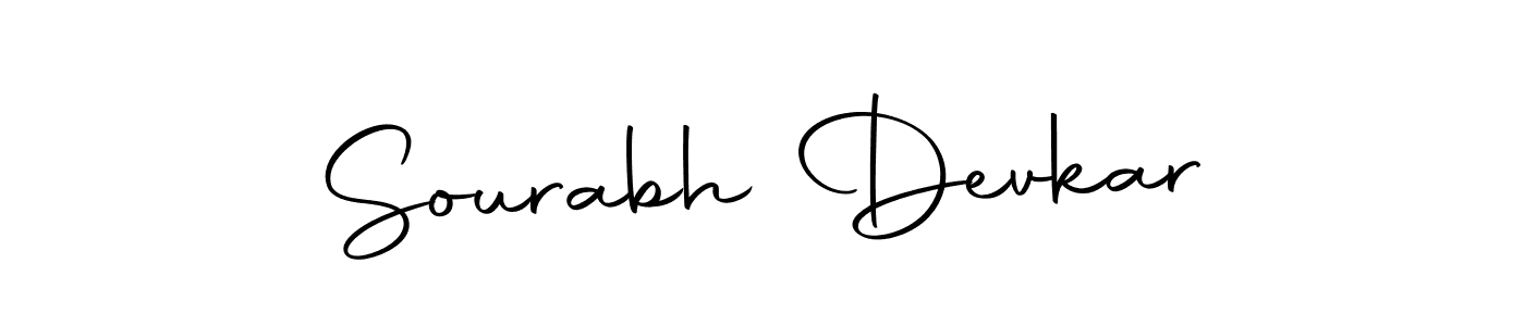 Make a short Sourabh Devkar signature style. Manage your documents anywhere anytime using Autography-DOLnW. Create and add eSignatures, submit forms, share and send files easily. Sourabh Devkar signature style 10 images and pictures png