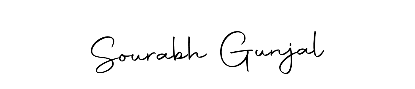 Make a beautiful signature design for name Sourabh Gunjal. With this signature (Autography-DOLnW) style, you can create a handwritten signature for free. Sourabh Gunjal signature style 10 images and pictures png