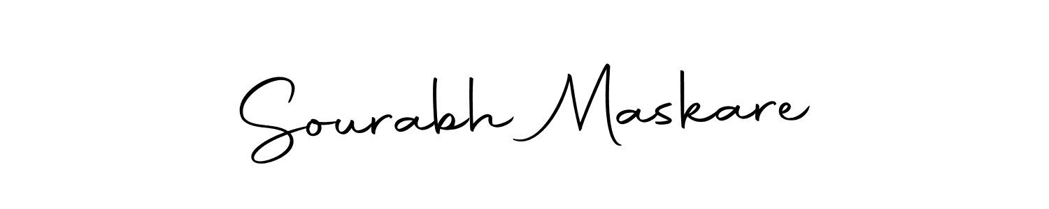 How to make Sourabh Maskare signature? Autography-DOLnW is a professional autograph style. Create handwritten signature for Sourabh Maskare name. Sourabh Maskare signature style 10 images and pictures png