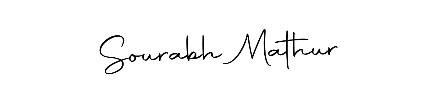 Make a short Sourabh Mathur signature style. Manage your documents anywhere anytime using Autography-DOLnW. Create and add eSignatures, submit forms, share and send files easily. Sourabh Mathur signature style 10 images and pictures png