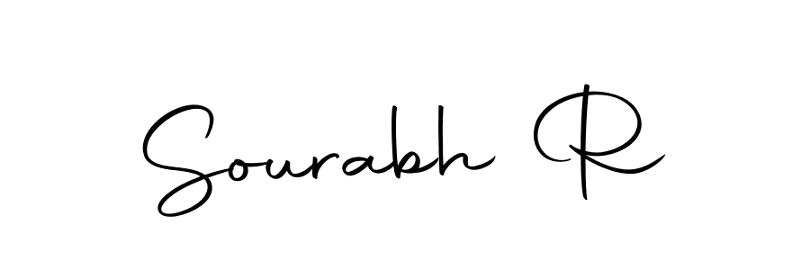 The best way (Autography-DOLnW) to make a short signature is to pick only two or three words in your name. The name Sourabh R include a total of six letters. For converting this name. Sourabh R signature style 10 images and pictures png