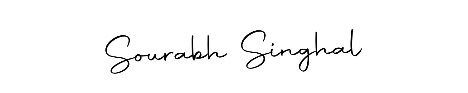 Use a signature maker to create a handwritten signature online. With this signature software, you can design (Autography-DOLnW) your own signature for name Sourabh Singhal. Sourabh Singhal signature style 10 images and pictures png