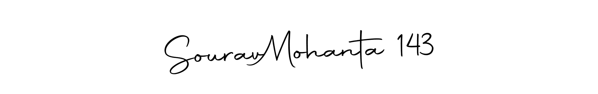 Use a signature maker to create a handwritten signature online. With this signature software, you can design (Autography-DOLnW) your own signature for name Sourav  Mohanta 143. Sourav  Mohanta 143 signature style 10 images and pictures png