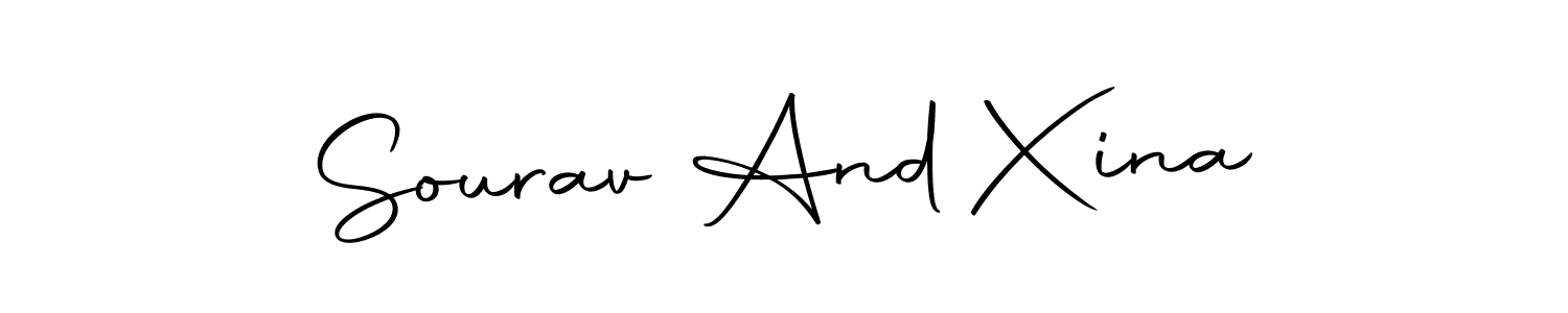 Similarly Autography-DOLnW is the best handwritten signature design. Signature creator online .You can use it as an online autograph creator for name Sourav And Xina. Sourav And Xina signature style 10 images and pictures png