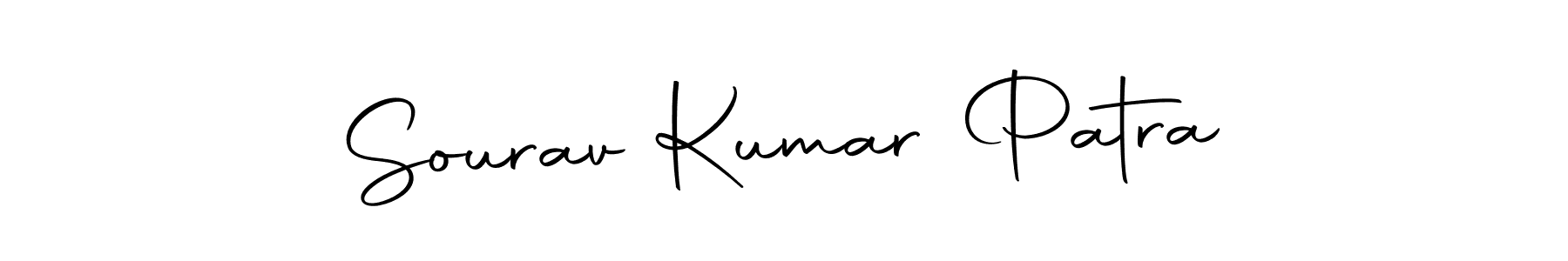 Create a beautiful signature design for name Sourav Kumar Patra. With this signature (Autography-DOLnW) fonts, you can make a handwritten signature for free. Sourav Kumar Patra signature style 10 images and pictures png