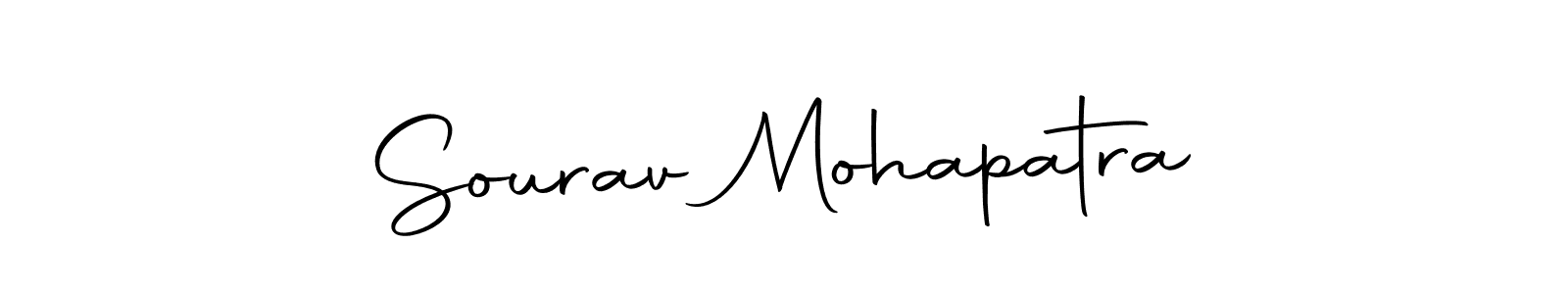 Create a beautiful signature design for name Sourav Mohapatra. With this signature (Autography-DOLnW) fonts, you can make a handwritten signature for free. Sourav Mohapatra signature style 10 images and pictures png