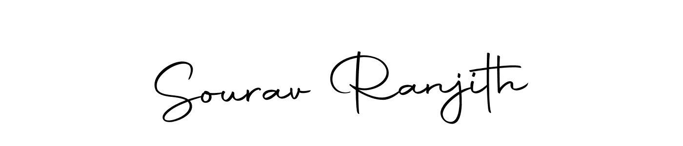 The best way (Autography-DOLnW) to make a short signature is to pick only two or three words in your name. The name Sourav Ranjith include a total of six letters. For converting this name. Sourav Ranjith signature style 10 images and pictures png